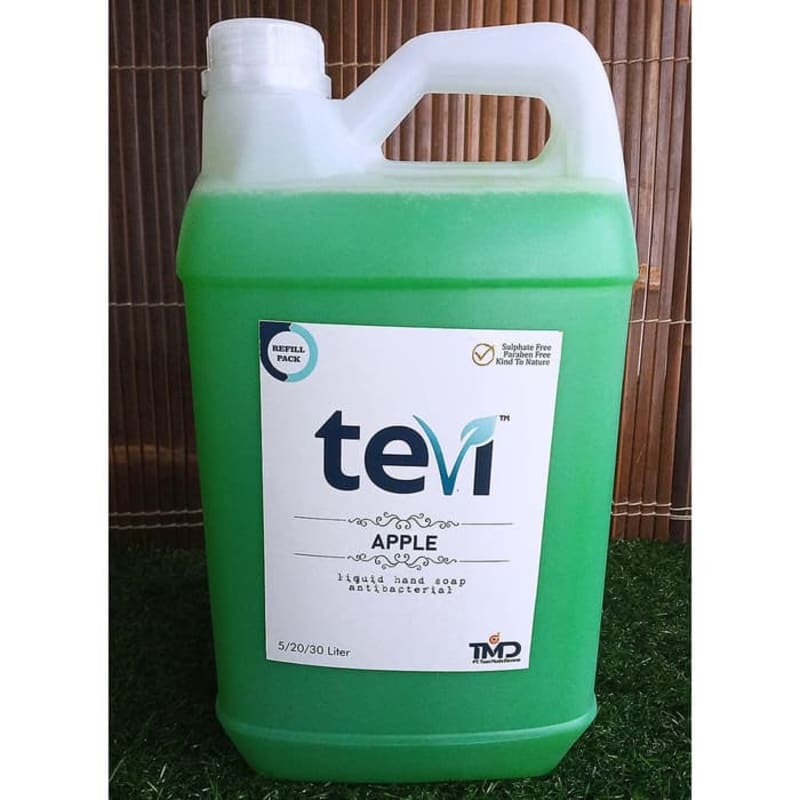 TEVI - Sabun Cuci Tangan Antibakteri / Handsoap - APPLE 5 Liter