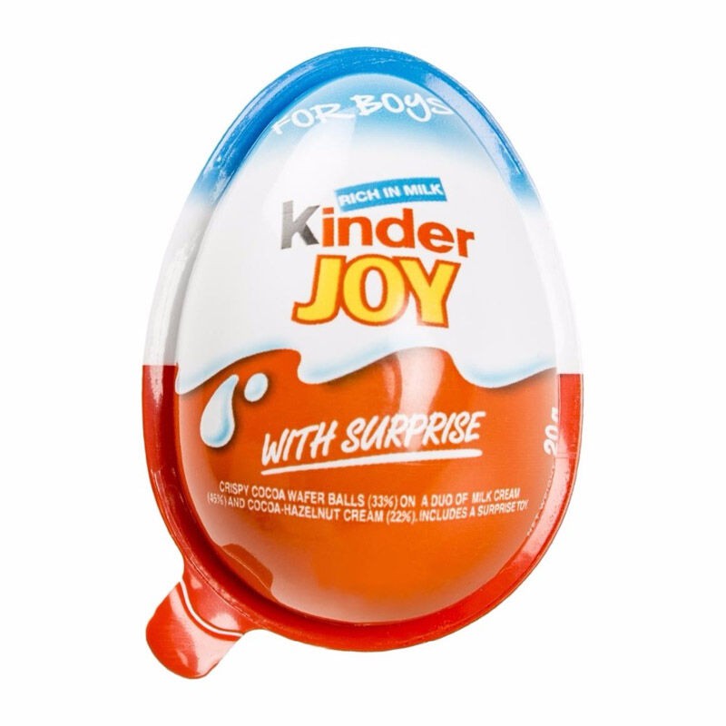 KINDER JOY COKELAT FOR BOYS 20GR