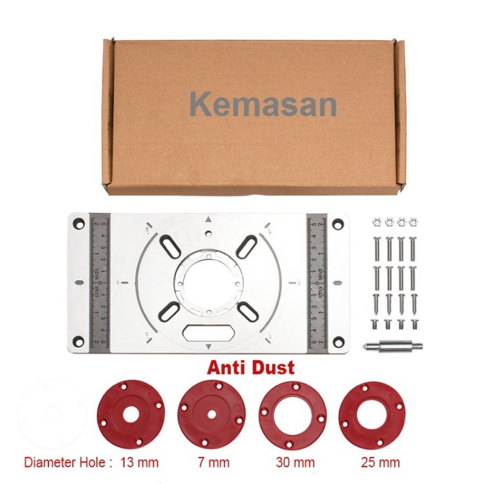 Router Plate - Insert Plate Router Table - Meja Router - Meja Trimmer