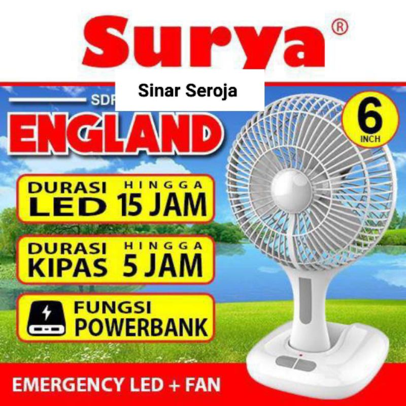 Kipas Angin surya&quot;(ENGLAND)/kipas + lampu surya/Kipas Angin lampu  Emergency