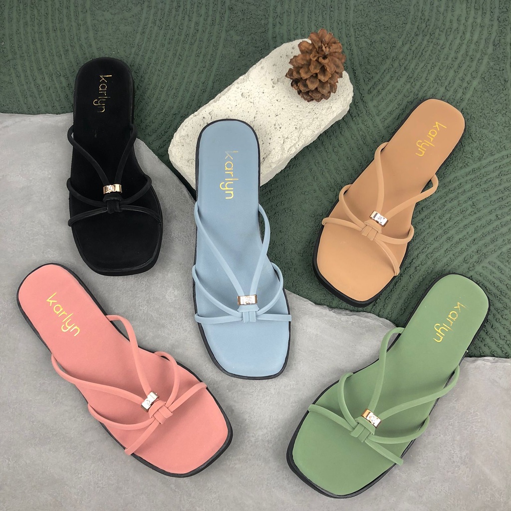 Karlyn Monica Sandal Flat Wanita