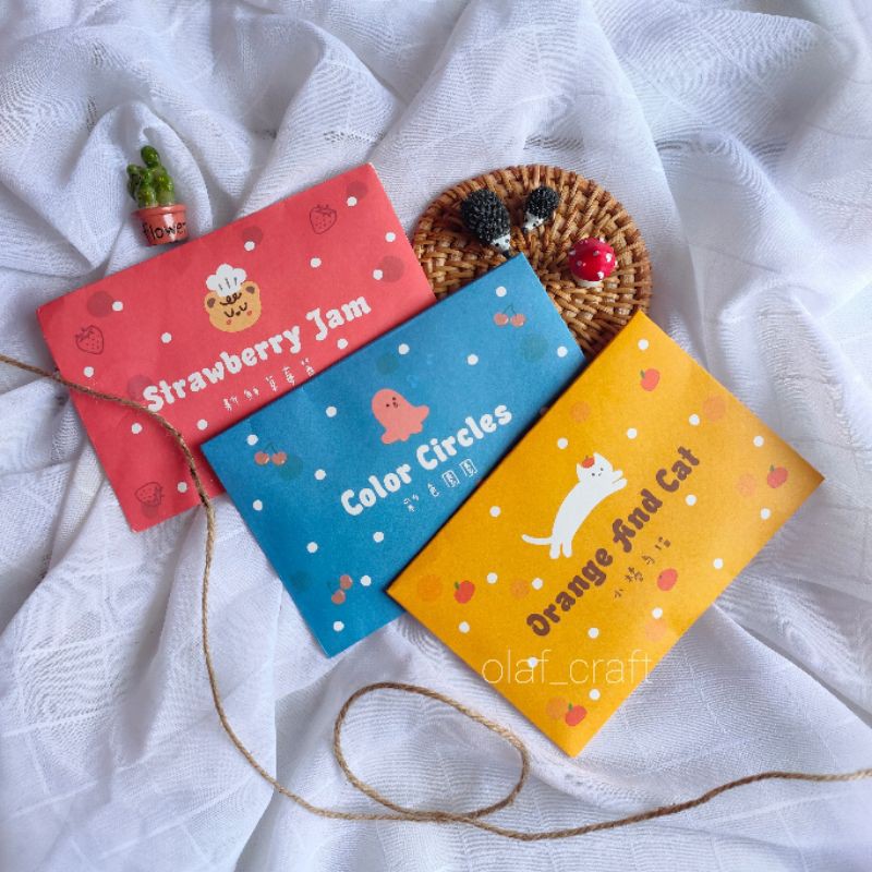 

[olaf_craft] 40 pcs set sticker motif beruang cantik untuk scrapbook bujo