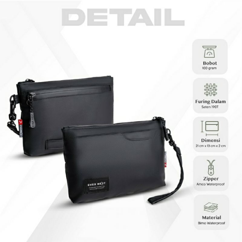 CLUTCH BAG PRIA WANITA WATERPROOF