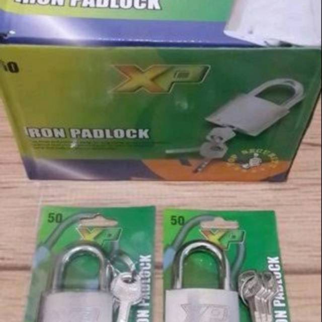 Gembok XPtool Iron Padlock / Gembok Rumah / Gembok Pintu Rumah 50mm
