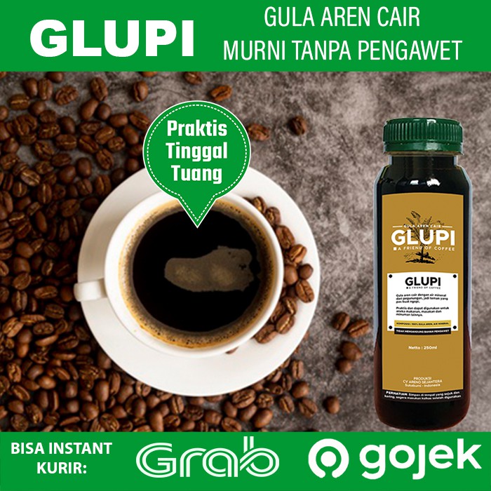 

Organic Brown Sugar - Gula Kawung Original - Untuk Ice Coffee Dan Cincau - Gula Aren Cair - Glupi
