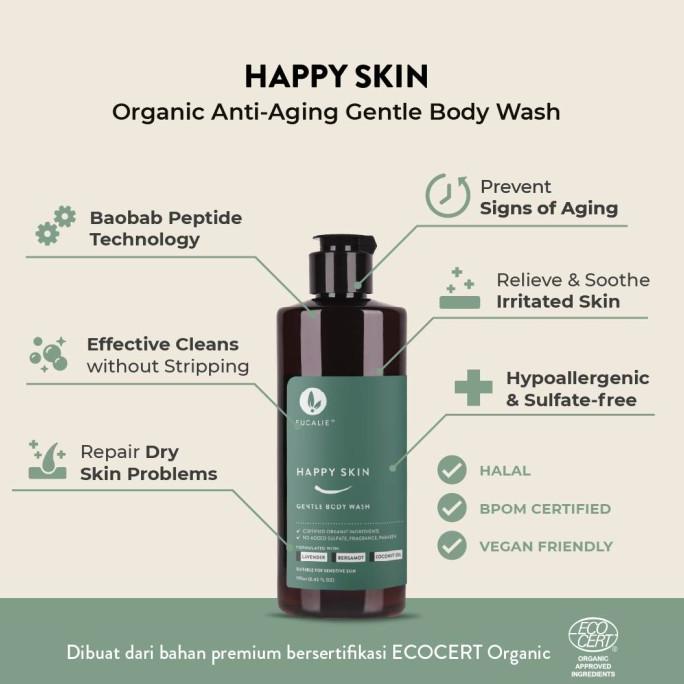 

Eucalie Organic Gentle Body Wash - Happy Skin 190 Ml