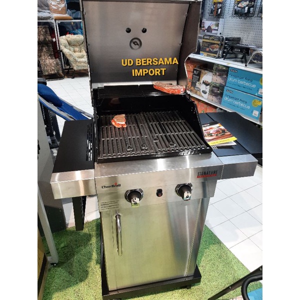 gas bbq grill profesional 2 burner char broil pemanggang gas griller