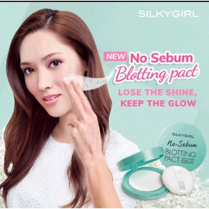 SILKYGIRL No Sebum Blotting Pack | Compact Oil Control