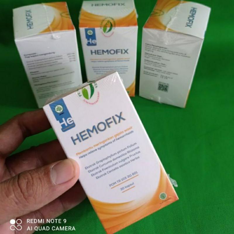 HEMOFIX ASLI ORIGINAL 100% OBAT WASIR AMBIYEN  BPOM ORI