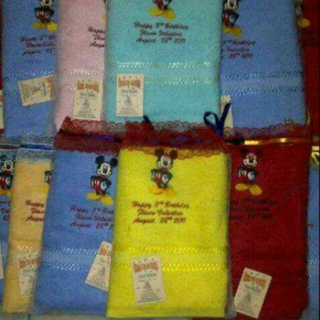 Handuk bordir custom