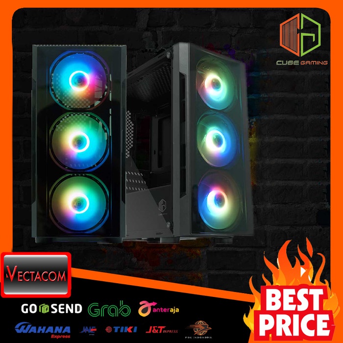 Casing Casing Cube Gaming Norderg Black - Matx / Casing Pc