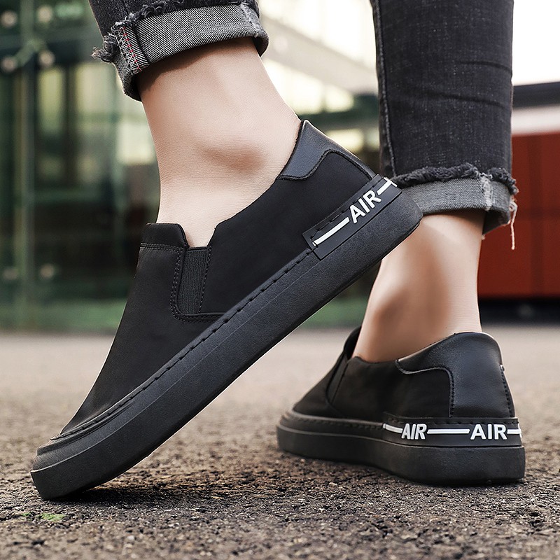 Mainland Sepatu Slip On Pria Formal Sport Sepatu Kerja Olahraga Impor Santai Cowok Casual MC105