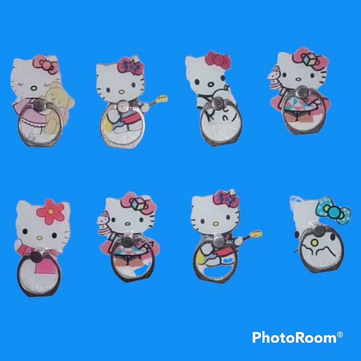 RING STAND / RING KARAKTER DORAEMON HELLO KITTY