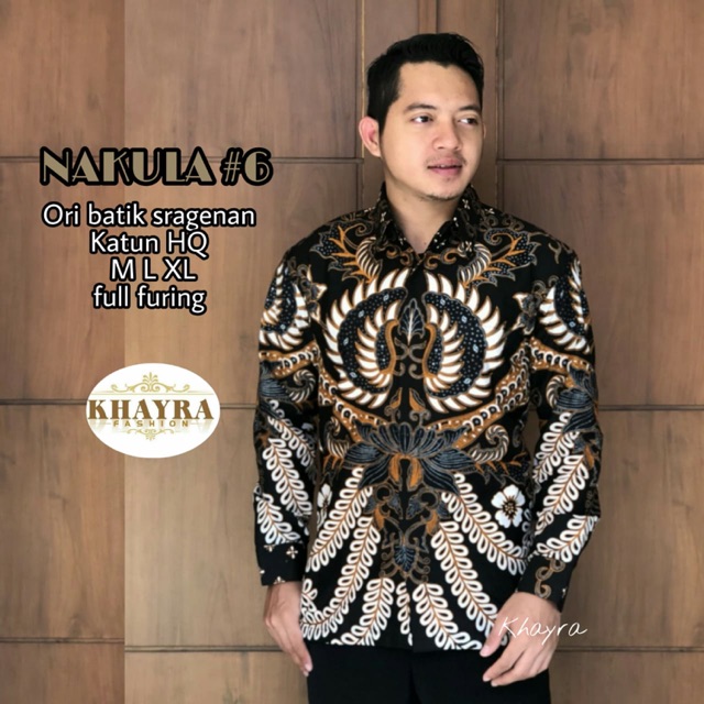 Kemeja Batik Lengan Panjang Nakula