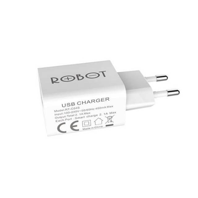 Robot RT-C04S Dual Usb charger adaptor Original Charging smarphone