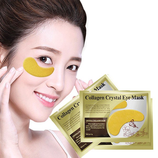 Masker Mata Crystal Collagen Gold / 24k Gold Collagen Crystal Eyebag Mask / TS-84