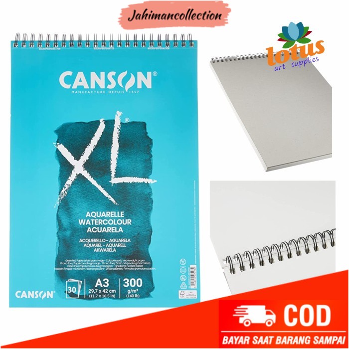 

✨ BISA COD ✨ Canson Aquarelle A4