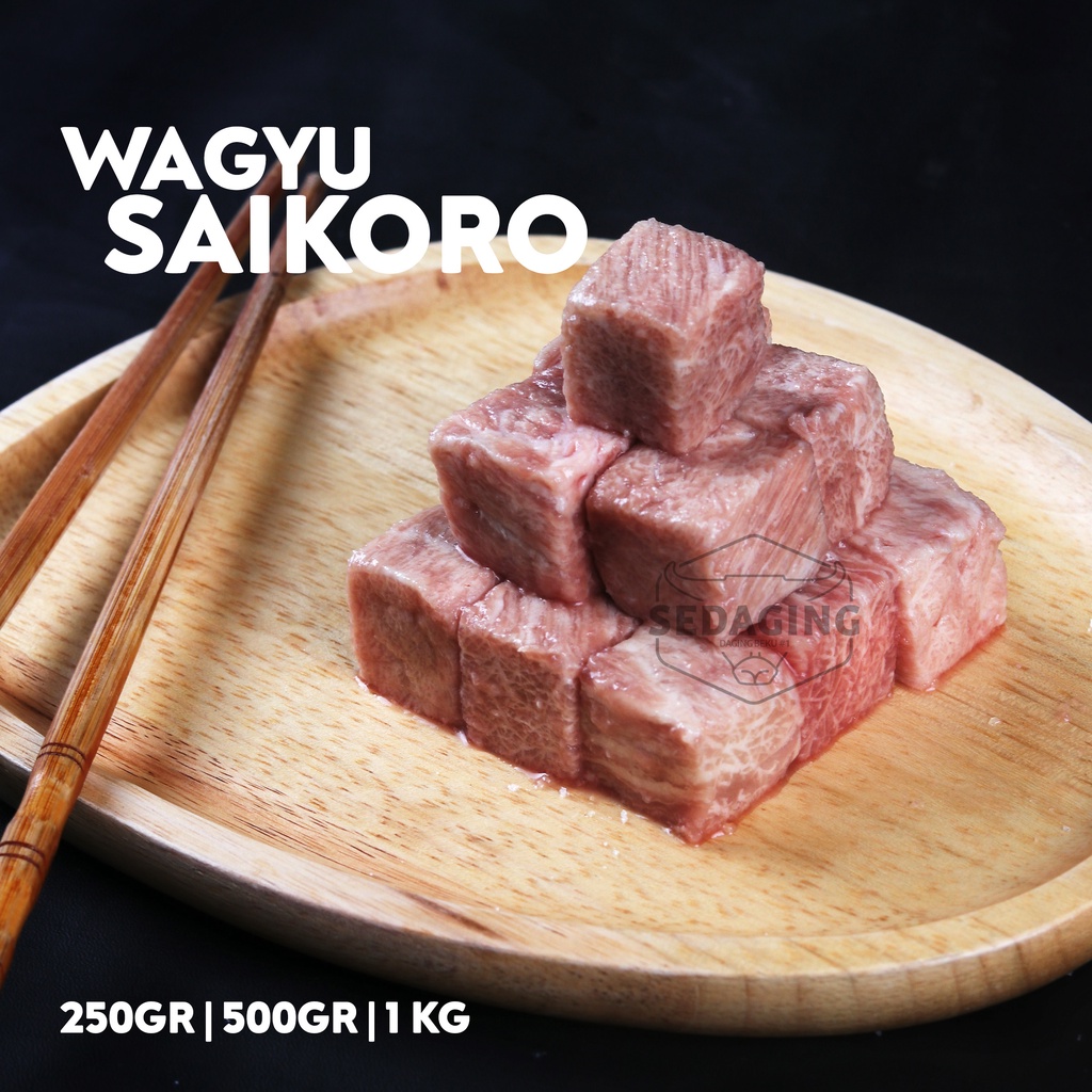 

Saikoro PREMIUM / Wagyu Saikoro Bandung / Daging Saikoro Beef