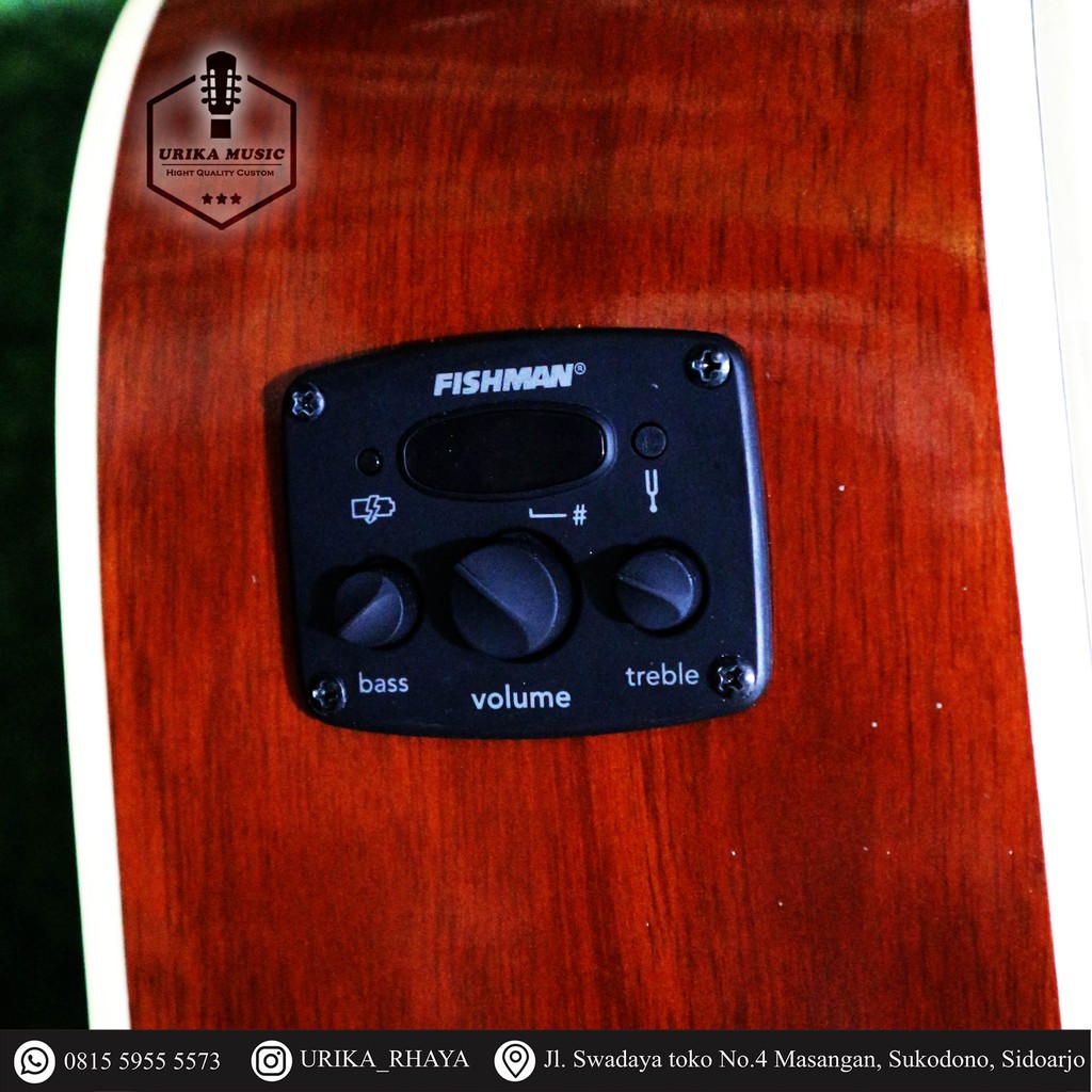 Preamp Equalizer Fishman Isys Mini Tuner Gitar Akustik Kode 494