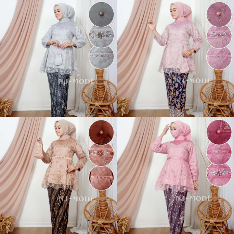 KEBAYA MODERN//SETELAN KEBAYA JASMINE//By NJ Mode