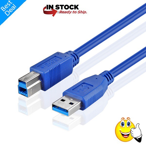 KABEL USB PRINTER VERSI 3.0 1.5M - AM BM USB 3.0 - USB 3.0 PRINTER