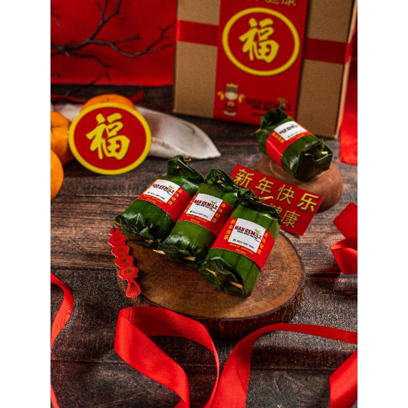 

Hampers Imlek Lemper Ayam Hay Cemilz Rasa Ayam Hainan 10 pcs