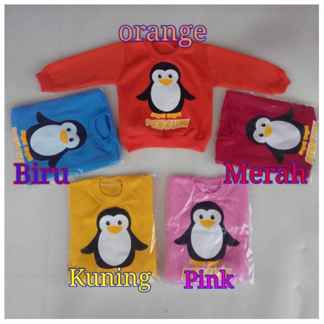 Switer  motif pinguin S
