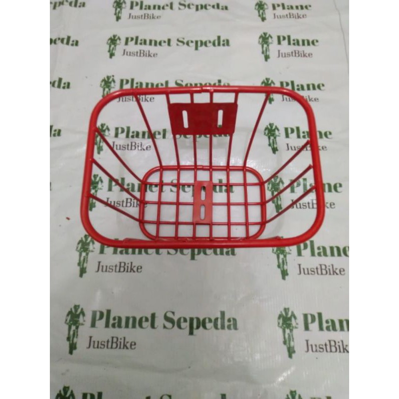 Keranjang Sepeda Anak Atlantis 16 Besi Merah