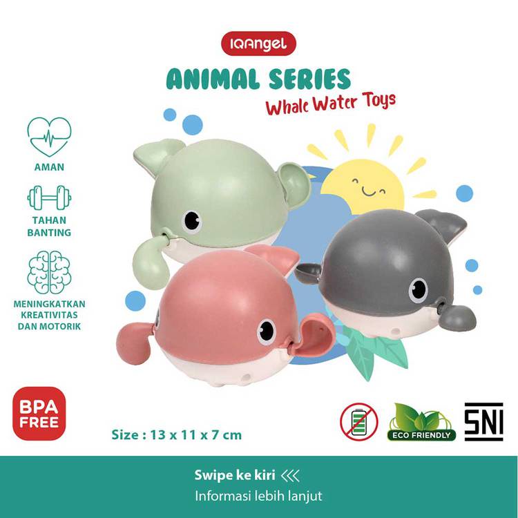 IQangel Whale Water Toys Mainan Air