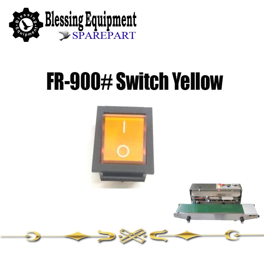 FR-900 Sparepart Switch Yellow Continuous Band Sealer Powerpack