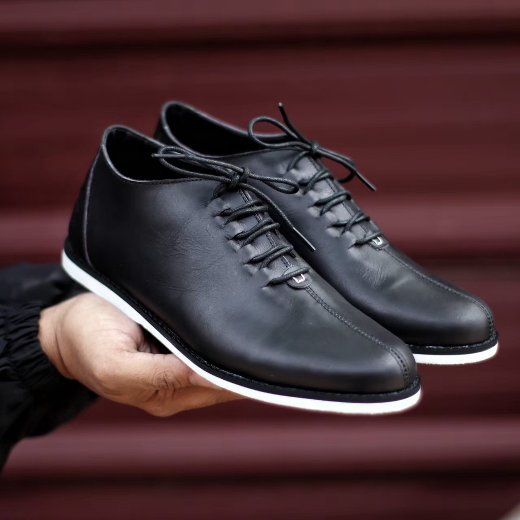 BURAY X SEPATU BOOTS PRIA OXFORD DEWASA WOLF KULIT ASLI CASUAL FORMAL BOOTS PRIA SEKOLAH KULIAH KERJA PROYEK KANTOR GURU PNS PESTA RESMI NYAMAN || BOOTS PRIA OXFORD BERKUALITAS 2022