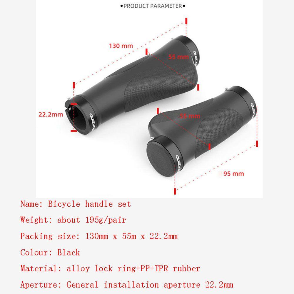 Lanfy Sepeda Grips Sepeda Gunung Silikon 1pasang Bersepeda Sepeda Aksesoris Sepeda Bagian MTB Sepeda Stang Cover