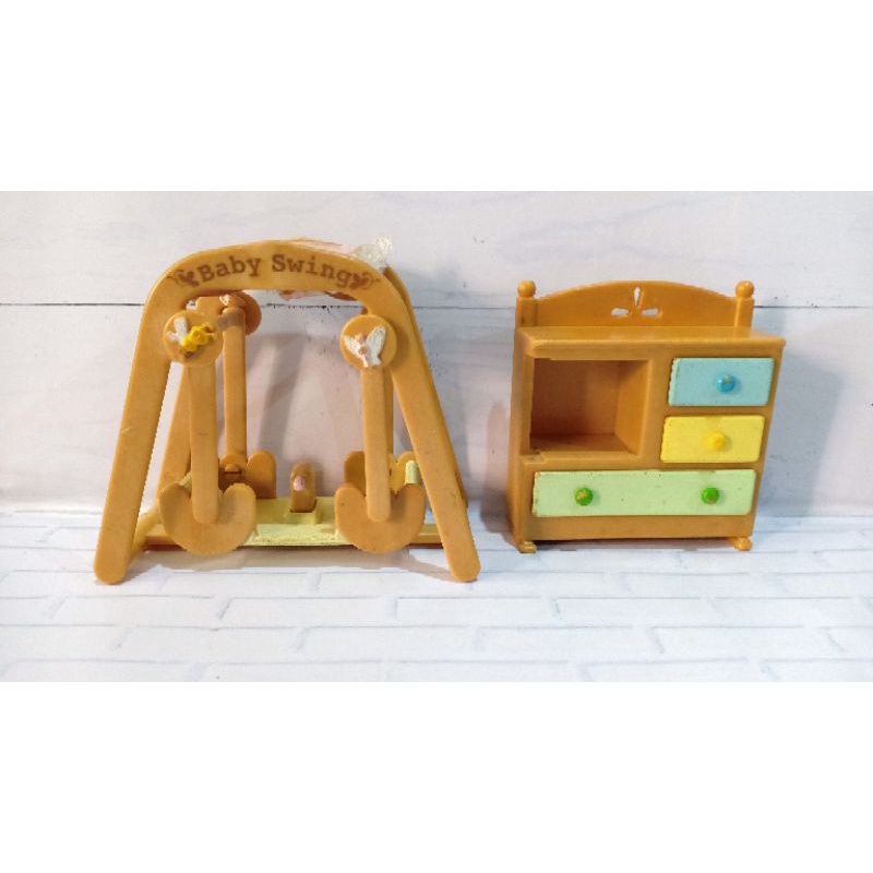 Sylvanian Baby Swing Cupboard Nursery