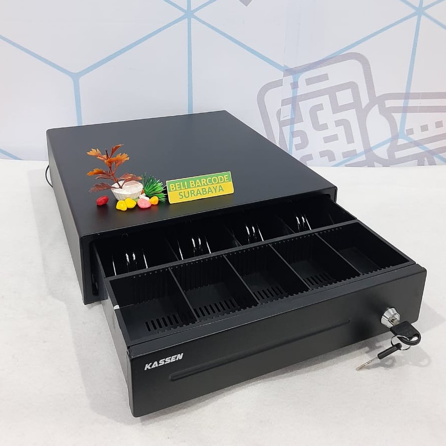 LACI UANG /CASH DRAWER KASIR KASSENK 330 - K330 WARNA HITAM FULL