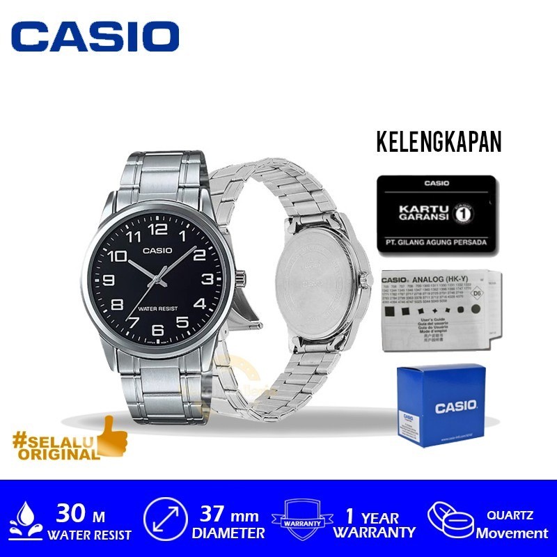Casio General Analog Man MTP-V001D-1BUDF/MTP-V001D-1BUDF/MTP-V001D