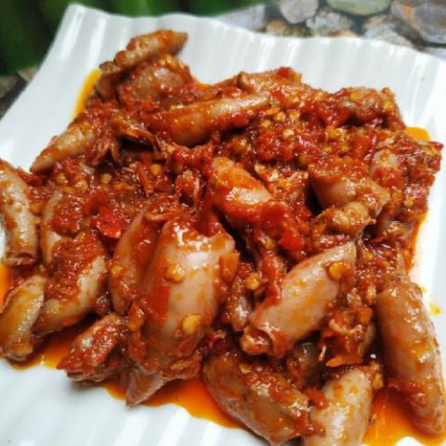 

Sambel Baby cumi / Sambel Cumi (Full cumi)