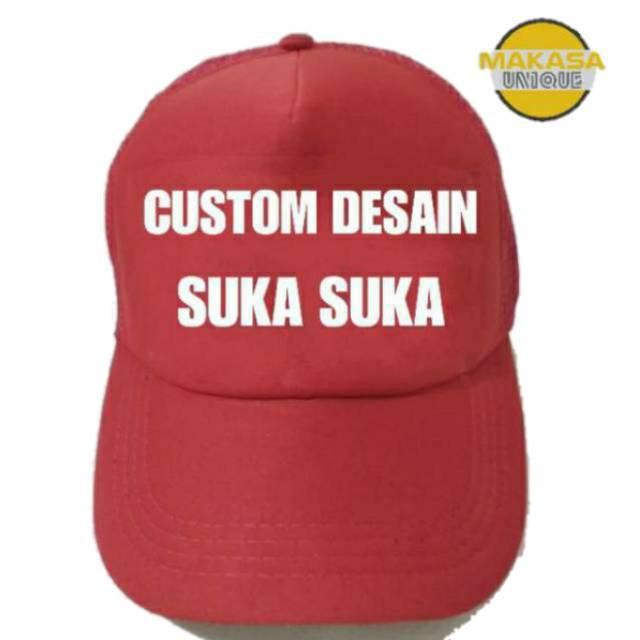 OS Topi Jaring - Sablon Custom Satuan Tuliasan Suka Suka
