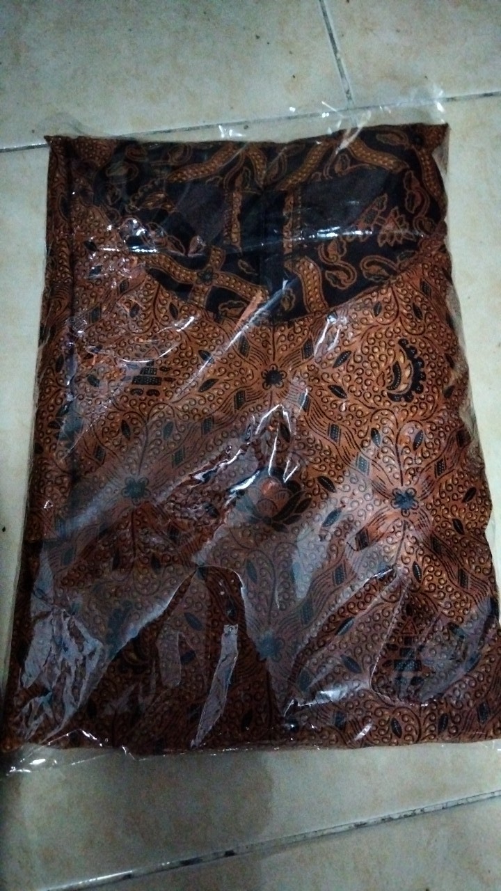 Tunik Batik Sogan Solo | Dress Batik Sogan Asli Solo S M L, Xl #premium