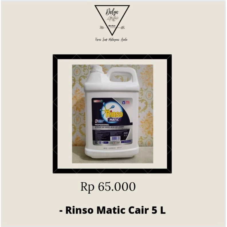 rinso cair ukuran 5 L