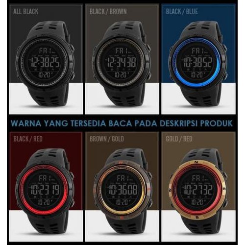 Jam Tangan Pria / SKMEI 1251 Men Digital / Jam Tangan Digital Original / SKMEI