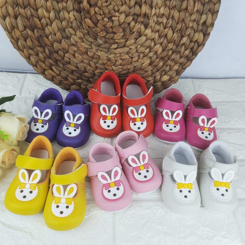 [TAMAN SEPATUKU] SEPATU TRENDY MURAH PREWALKER 0-12 BULAN ANAK PEREMPUAN KARTUN KELINCI CPX06