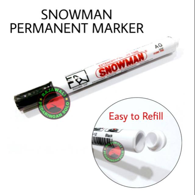 

SPIDOL SNOWMAN AG 12 PERMANENT MARKER