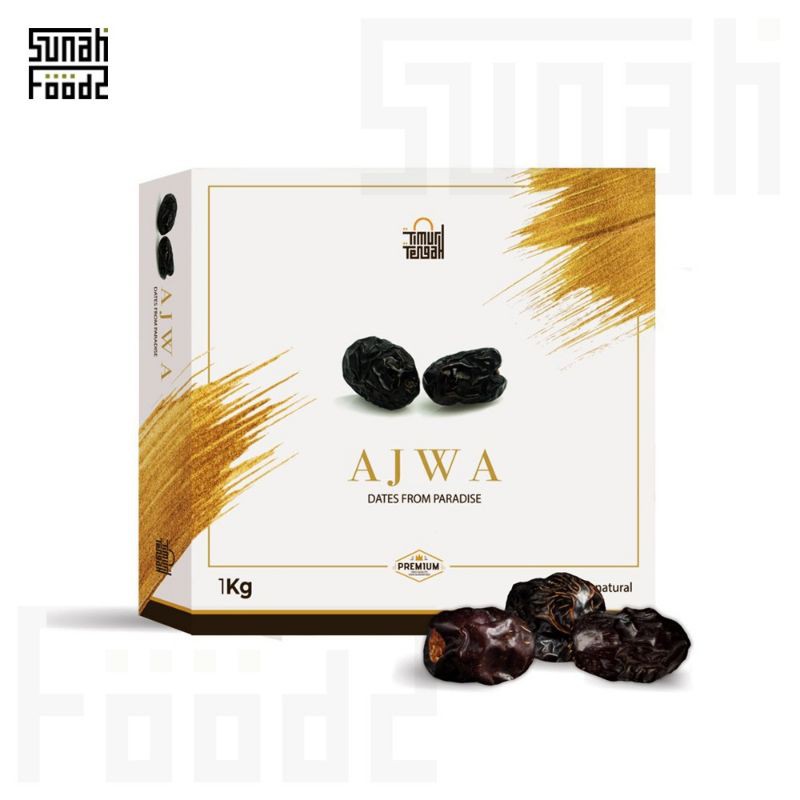 

Kurma Ajwa 1 Kg Premium | Kurma Nabi Asli Madinah Premium High Quality