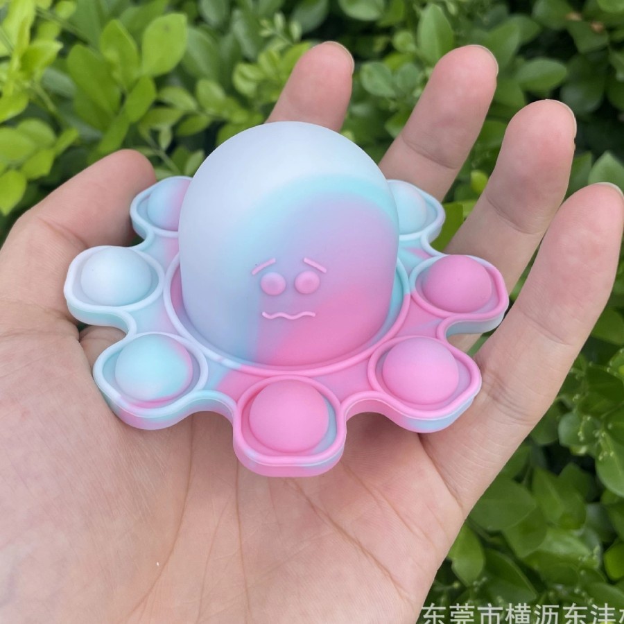 Mainan karet Octopus Rubber Toy Stress Relief Kado Mainan Edukasi Anak