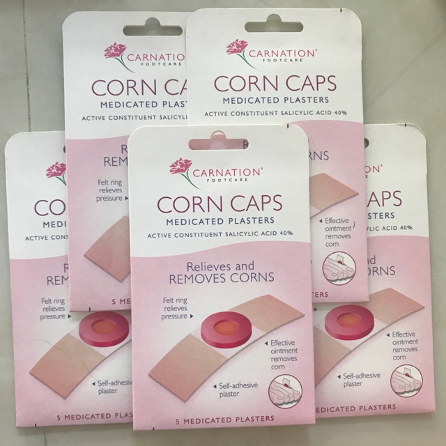 Jual Carnation footcare corn caps plester mata ikan dan kapalan isi