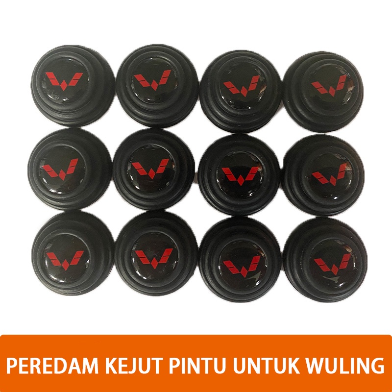 1/4/8/12PCS Stiker Peredam Kejut Pintu Mobil Untuk Wuling Confero s Cortez Almaz