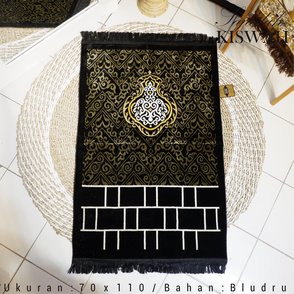 SAJADAH TURKI KISWAH EKSKLUSIF MOTIF LENGKAP MURAH UKURAN 70×110cm