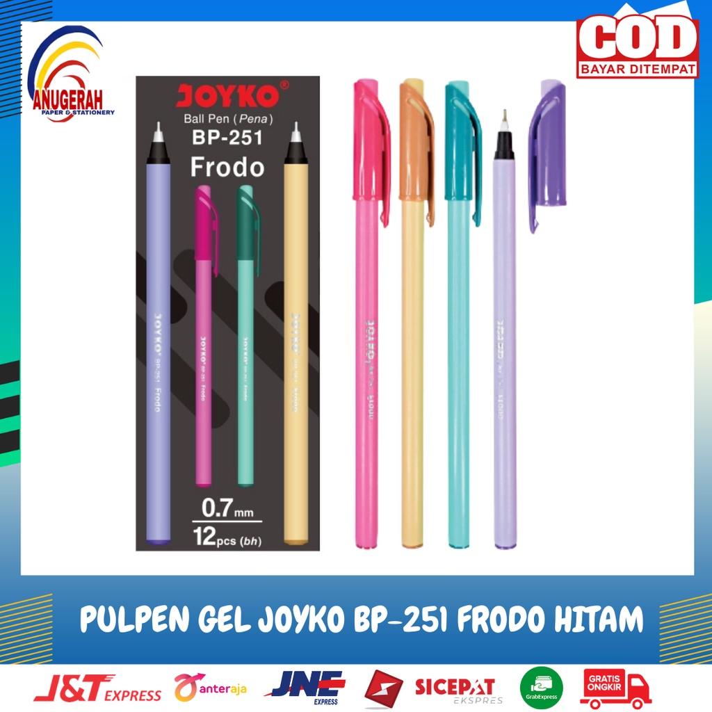 

Ball Pen Pulpen Pena Joyko BP-251 Frodo 0.7 mm (LSN)