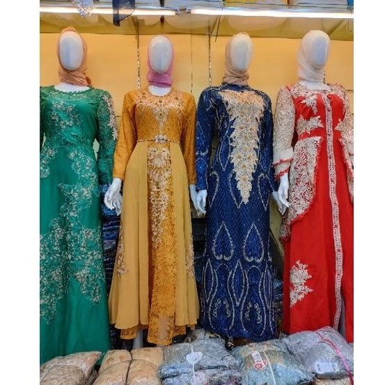 Gamis Sultan Payet Batu Mewah Murah