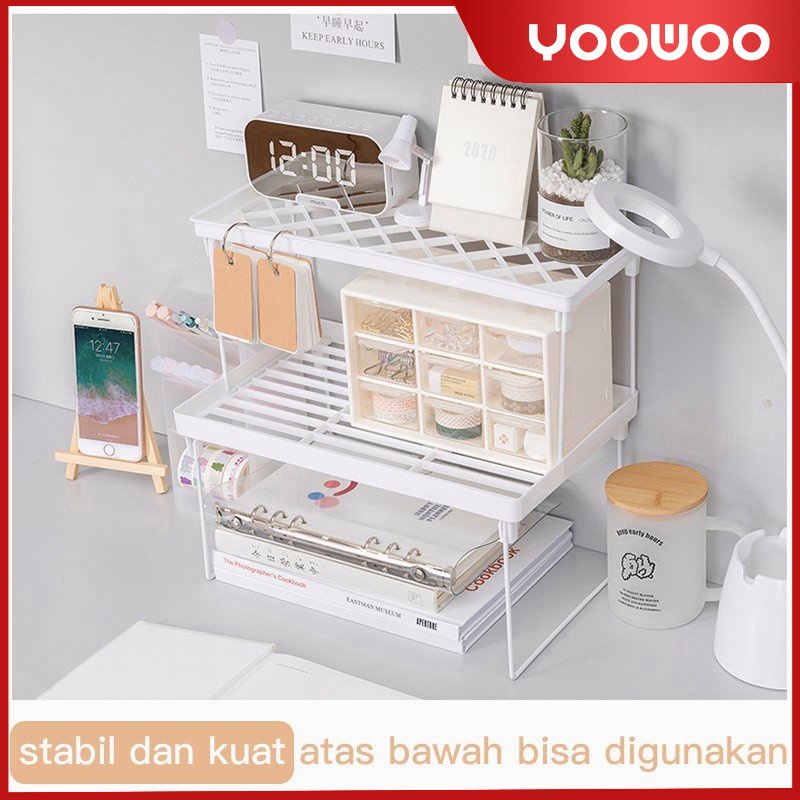 meja kecil kamar/ Rak mini / rak kosmetik /  meja rias minimalis / hiasan meja belajar